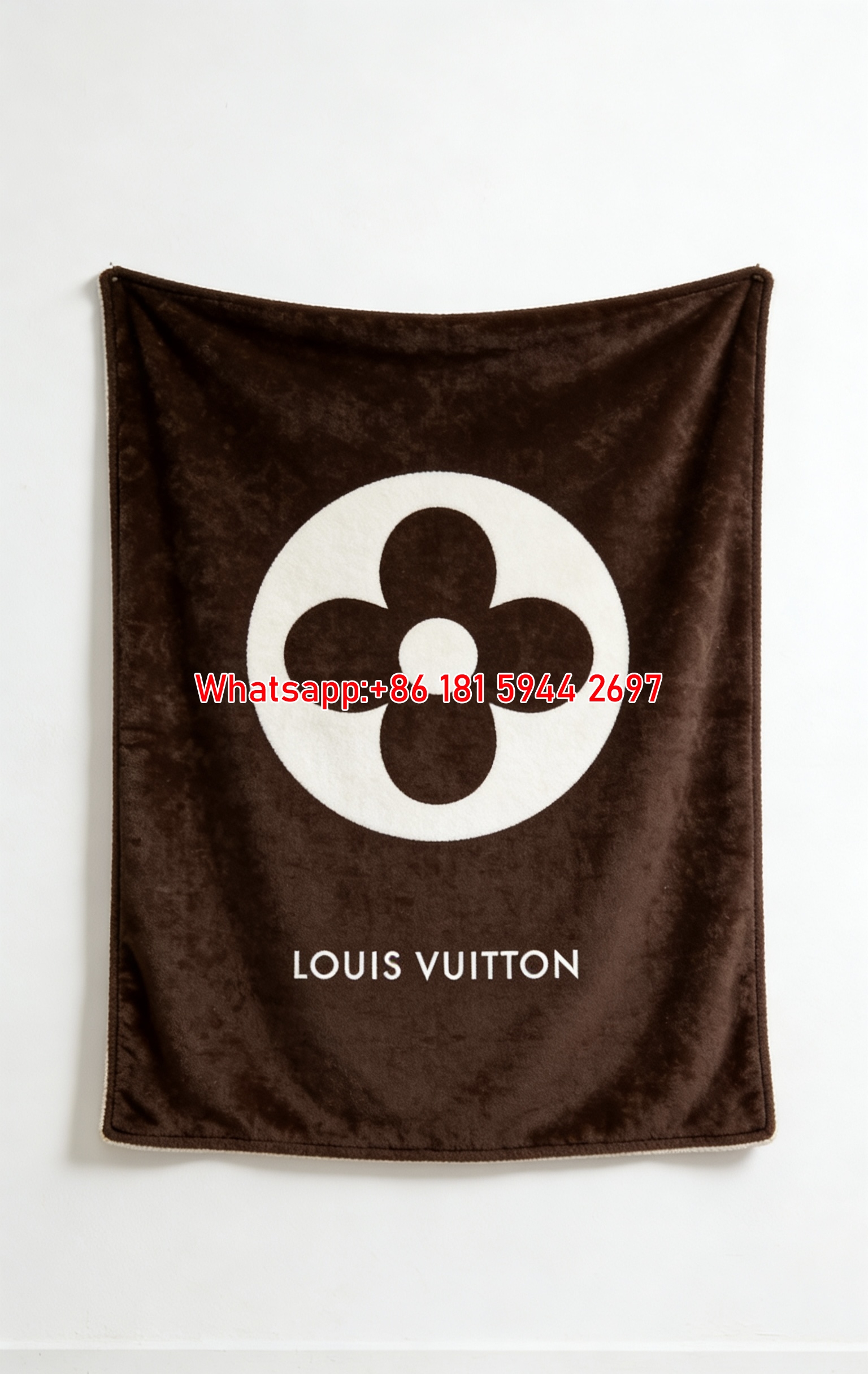 LV Monogram Flower Blanket Minimalist LV Throw 165